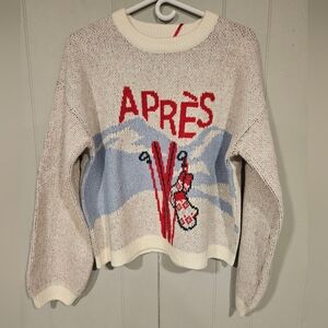 A New Day Knit Sweater Cream Apres Ski Target Soft Colorful Various Sizes NWT